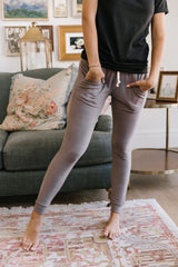 Ampersand Performance Fleece Joggers - Dark Grey