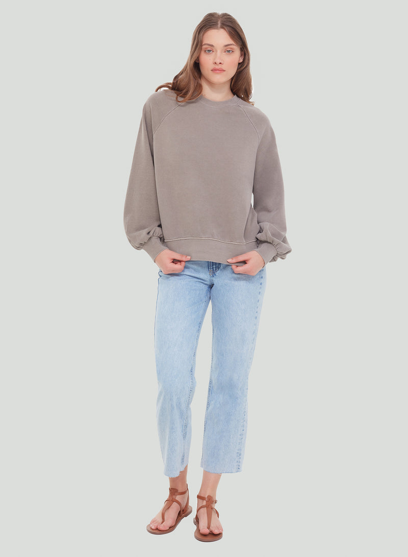DEX Taupe Crewneck