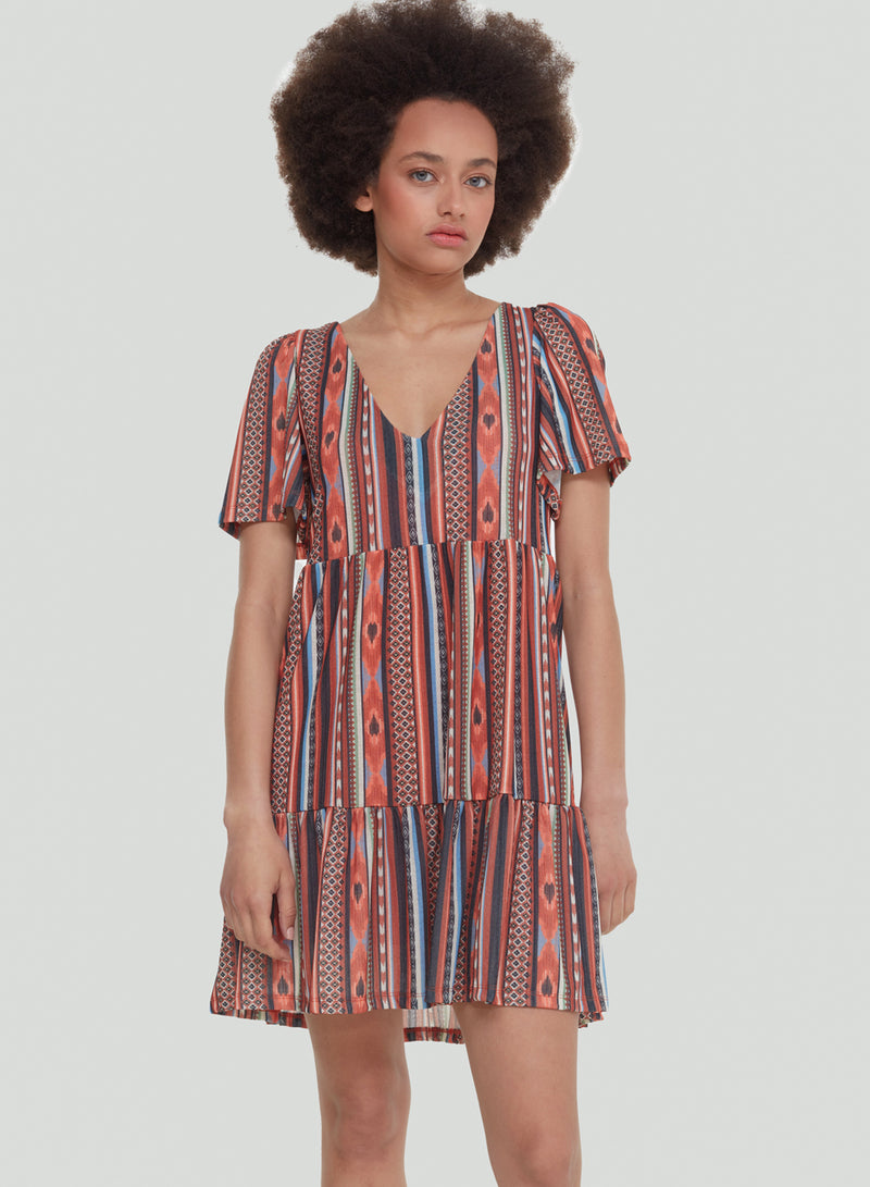 Dex Southwest Stripe Dress