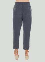 Dex Frayed Hem Pant - Charcoal