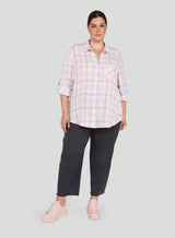 Dex Frayed Hem Pant - Charcoal