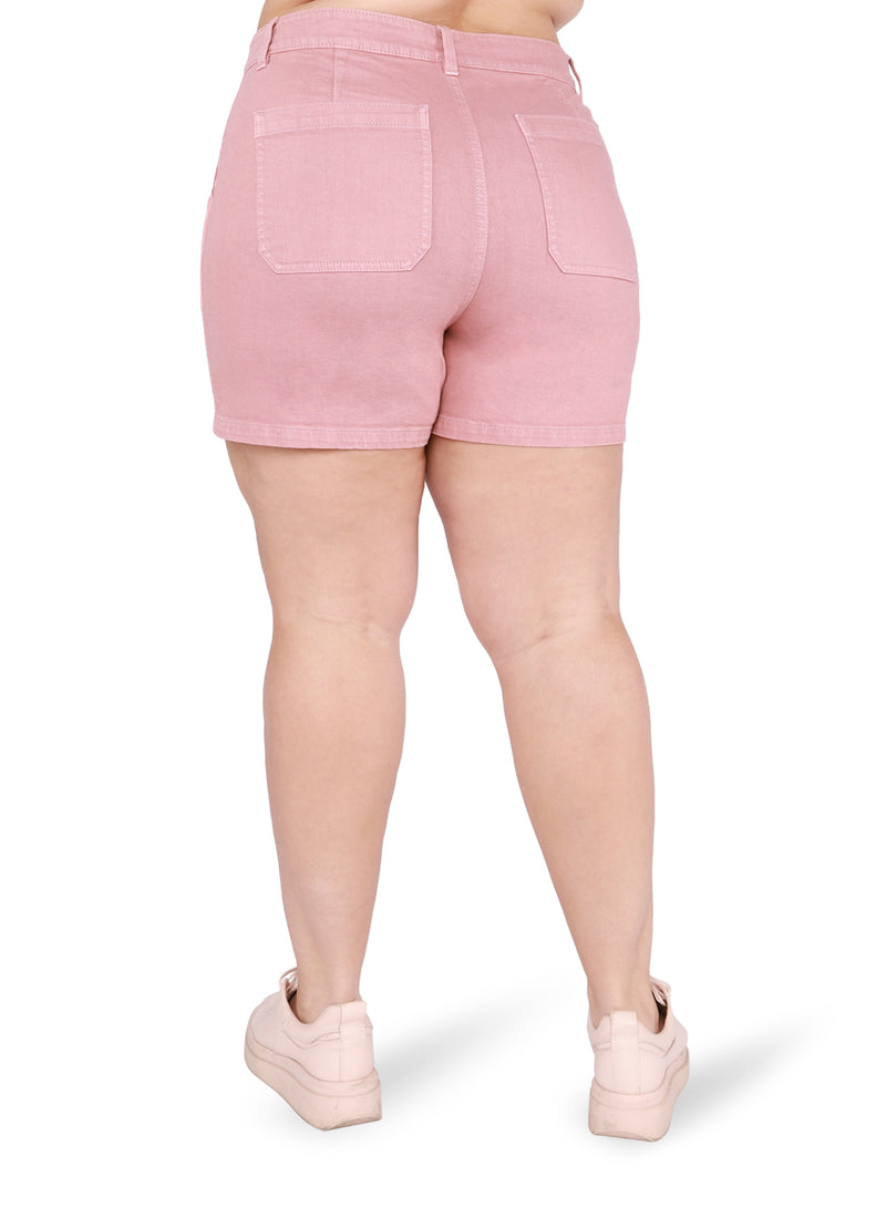 *SALE* Dex Sara High Waisted Short - Dusty Rose