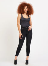 Dex Zoe High Rise Skinny Jeans - Black Wash